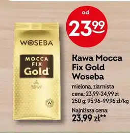 Żabka Kawa mielona Mocca Fix Gold Woseba oferta