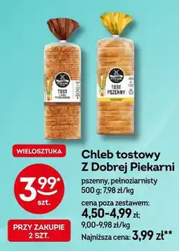 Żabka Chleb tostowy Z Dobrej Piekarni pełnoziarnisty oferta