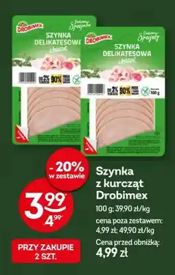 Żabka Szynka z kurcząt Drobimex oferta