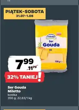 Netto Ser Gouda Miletto kostka oferta