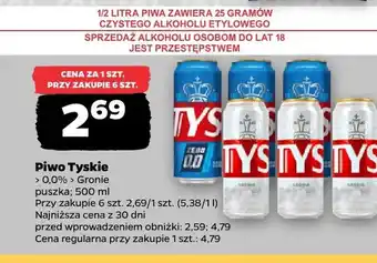 Netto Piwo bezalkoholowe Tyskie oferta