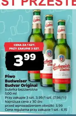 Netto Piwo Budweiser Budvar Original oferta