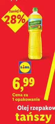 Lidl Olej rzepakowy Kujawski oferta