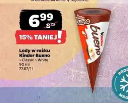 Netto Lody w rożku Kinder Bueno Classic oferta