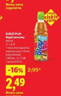 Lidl Napój owocowy Kubuś Play oferta
