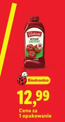 Lidl Ketchup łagodny Pudliszki oferta