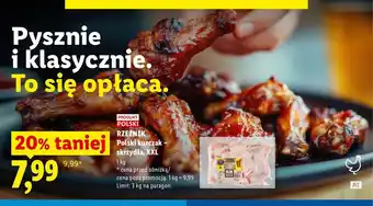 Lidl Polski kurczak - skrzydła XXL Rzeźnik oferta
