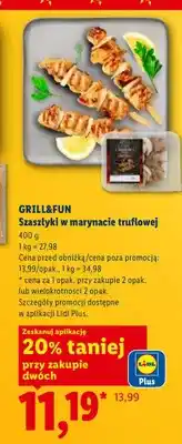 Lidl Szaszłyki w marynacie truflowej Grill & Fun oferta