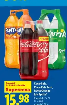 Lidl Napój gazowany Coca-Cola 2-pak oferta