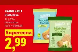 Lidl Ciasteczko Smooth Cookie ananas mango kokos Frank & Oli oferta