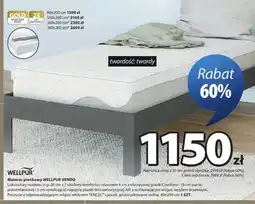JYSK Materac piankowy WELLPUR VENDO oferta