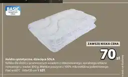 JYSK Kołdra syntetyczna dziecięca SOLA 100x135 cm oferta