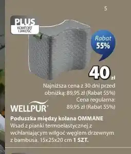 JYSK Poduszka między kolana WELLPUR OMMANE 15x25x20 cm oferta