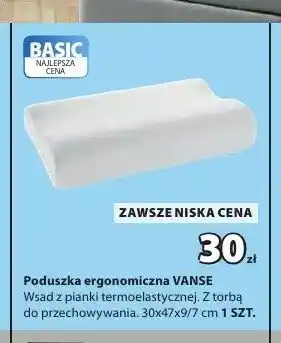 JYSK Poduszka ergonomiczna VANSE oferta