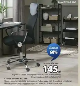 JYSK Krzesło biurowe BILLUM oferta