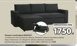 JYSK Kanapa z szezlongiem MARSLEV oferta