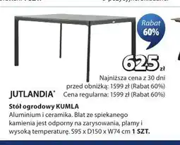 JYSK Stół ogrodowy Jutlandia Kumla oferta