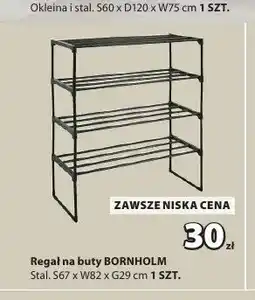 JYSK Regał na buty BORNHOLM oferta