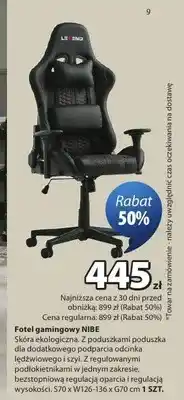 JYSK Fotel gamingowy NIBE oferta