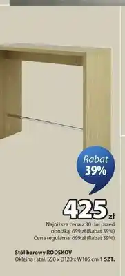 JYSK Stół barowy RODSKOV oferta