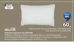 JYSK Poduszka ergonomiczna WELLPUR LIHESTEN 42x65x15 cm oferta