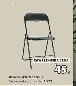 JYSK Krzesło składane VIUF oferta