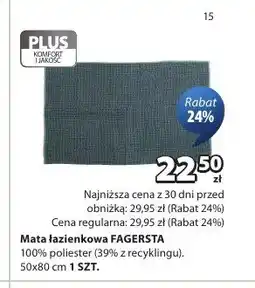 JYSK Mata łazienkowa Fagersta oferta