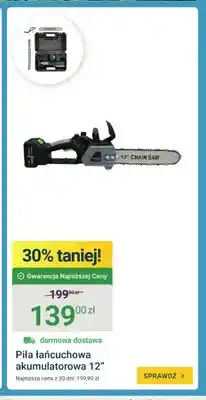 ERLI Piła łańcuchowa akumulatorowa 12 oferta