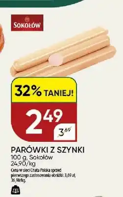 Chata Polska Parówki z szynki Sokołów oferta