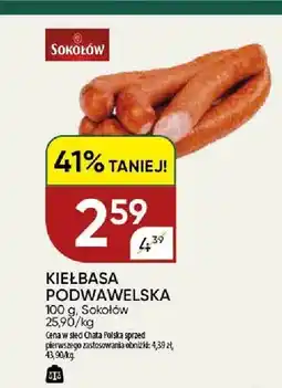 Chata Polska Kiełbasa Podwawelska Sokołów oferta