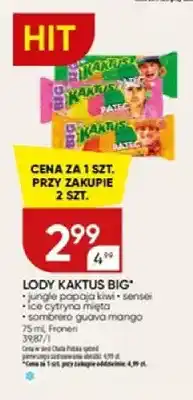 Chata Polska Lody Kaktus Big Jungle Papaja Kiwi oferta