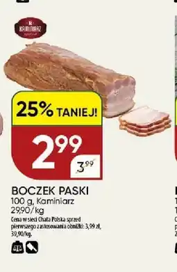 Chata Polska Boczek paski Kaminiarz oferta