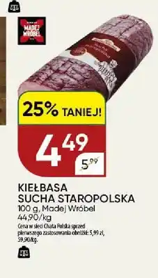 Chata Polska Kiełbasa Sucha Staropolska Madej Wróbel oferta