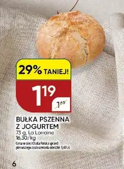 Chata Polska Bułka pszenna z jogurtem La Lorraine oferta