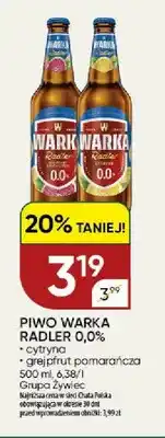 Chata Polska Piwo bezalkoholowe Warka Radler cytryna oferta