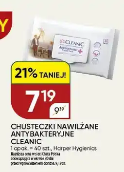 Chata Polska Chusteczki nawilżane antybakteryjne Cleanic oferta