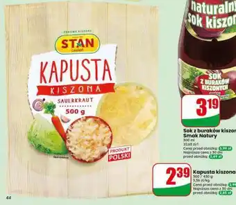 Dino Kapusta kiszona oferta