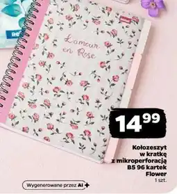 Netto Kołozeszyt Flower oferta
