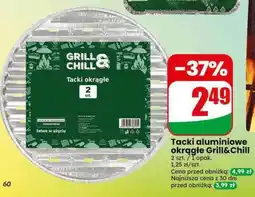 Dino Tacki aluminiowe okrągłe Grill & Chill oferta