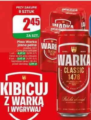 Dino Piwo Warka Jasne Pełne oferta