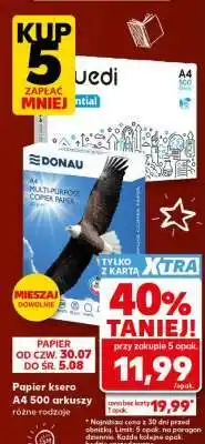 Kaufland Papier ksero A4 500 arkuszy różne rodzaje oferta
