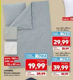 Kaufland LIVARNO Pościel satynowa oferta