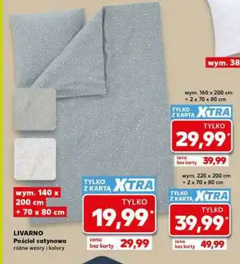 Kaufland LIVARNO Pościel satynowa oferta