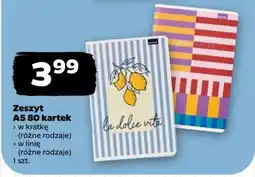 Netto Zeszyt A5/80 kartek oferta