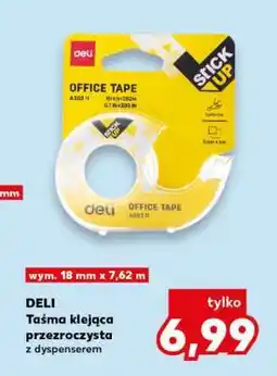 Kaufland DELI Taśma klejąca przezroczysta z dyspenserem oferta