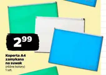 Netto Koperta A4 zamykana na suwak oferta