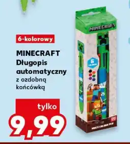 Kaufland MINECRAFT Długopis automatyczny z ozdobną końcówką oferta