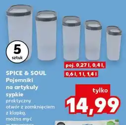 Kaufland SPICE & SOUL Pojemniki na artykuły sypkie oferta
