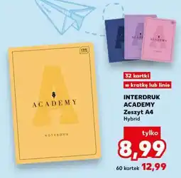 Kaufland INTERDRUK ACADEMY Zeszyt A4 Hybrid oferta