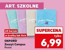 Kaufland OXFORD Zeszyt Campus Pastel oferta